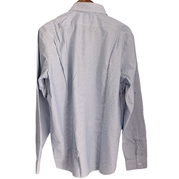 L. L. Bean Striped Men's Wrinkle Resistant, Slim Fit Oxford Shirt, Size XL - Picture 2 of 8